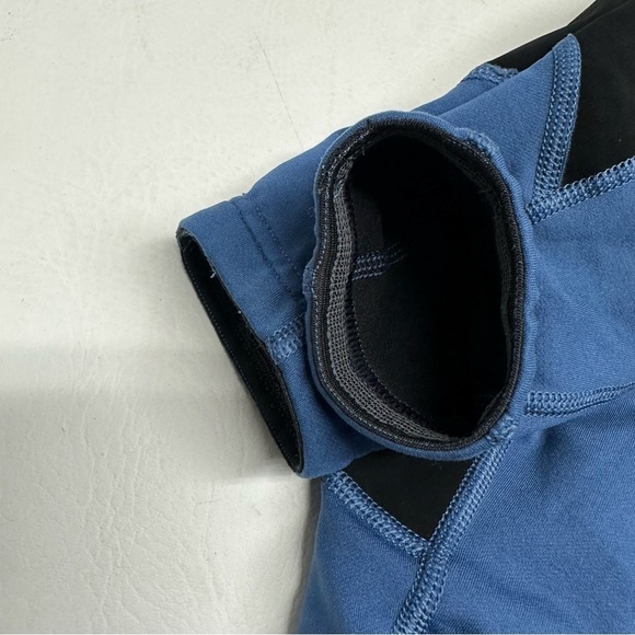 Kerrits Blue and Black Equestrian Tights full seat  pants size Small - Picture 11 of 11